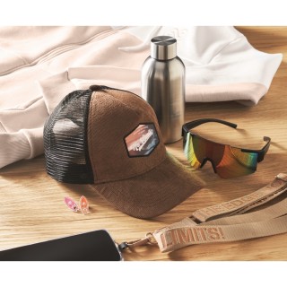 Gorra trucker de pana de 5 paneles