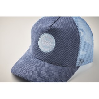 Gorra trucker de pana de 5 paneles