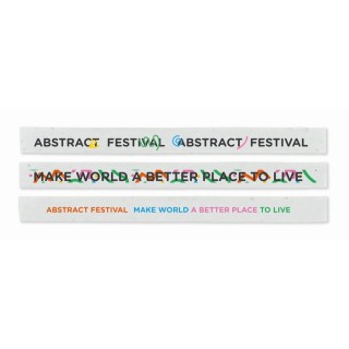 Pulsera publicitaria fabricada en papel reciclado con semillas