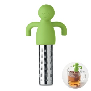 Infusor de silicona para té con filtro de acero inoxidable