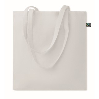 Bolsa de algodón fairtrade con asas largas