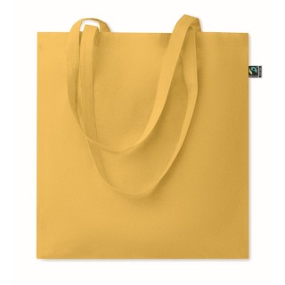 Bolsa de algodón fairtrade con asas largas