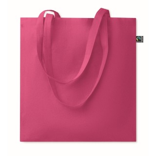 Bolsa de algodón fairtrade con asas largas