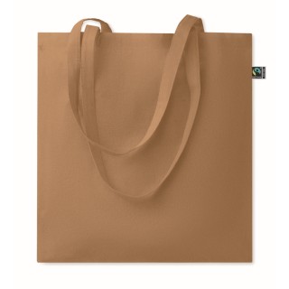 Bolsa de algodón fairtrade con asas largas