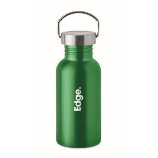 Botella de acero reciclado con asa lechera de 500ml