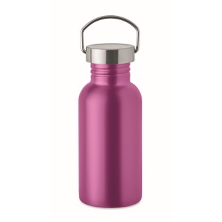 Botella de acero reciclado con asa lechera de 500ml