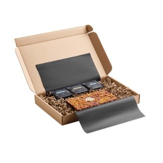 Set de regalo de chocolate belga y tés zen
