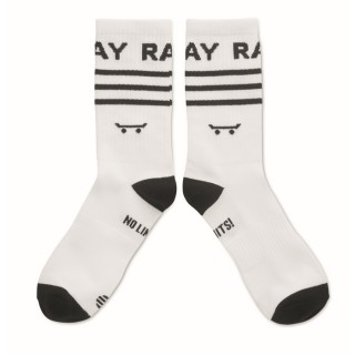 Calcetines tipo tenis fabricados en algodón con diseño jacquard