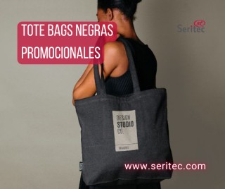 Bolsas Negras Personalizadas Publicitarias