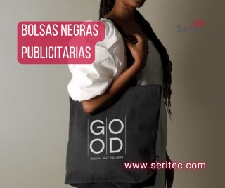 Bolsas Negras Personalizadas Publicitarias
