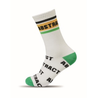 Calcetines tipo tenis fabricados en algodón con diseño jacquard
