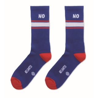 Calcetines tipo tenis fabricados en algodón con diseño jacquard