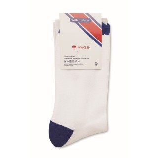 Calcetines tipo tenis fabricados en algodón con diseño jacquard