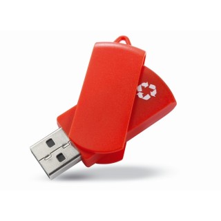 Memoria USB giratoria fabricada en plástico reciclado 1–64 GB