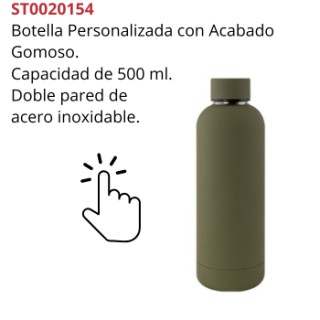 Botellas Personalizadas de Acabado Gomoso