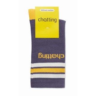 Calcetines tipo tenis fabricados en algodón con diseño jacquard (fabric