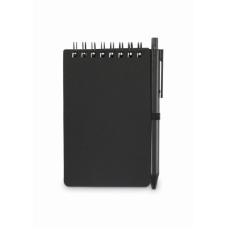 Libreta impermeable con bolígrafo incluido