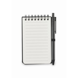 Libreta impermeable con bolígrafo incluido