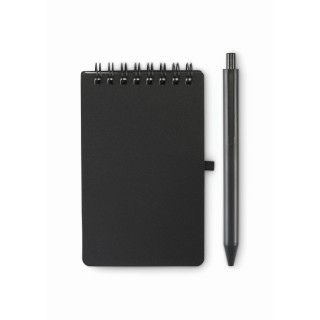 Libreta impermeable con bolígrafo incluido