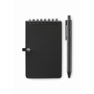 Libreta impermeable con bolígrafo incluido