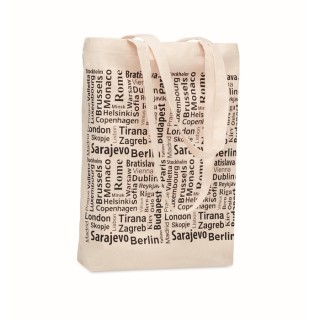 Bolsa de la compra asas largas personalizada