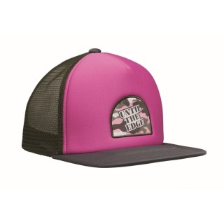 Gorra con visera plana de 5 paneles