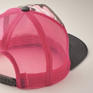 Gorra con visera plana de 5 paneles