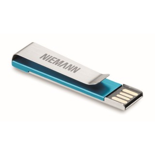 Unidad Flash USB con Clip de Aluminio 1–64 GB