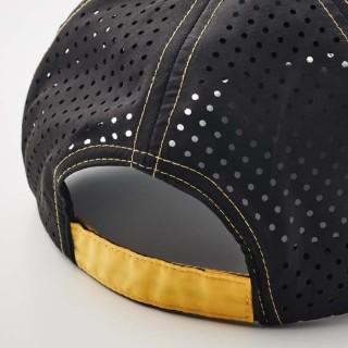 Gorra de béisbol de pongee con malla perforada