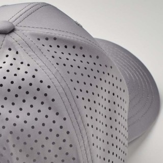 Gorra de béisbol de pongee con malla perforada