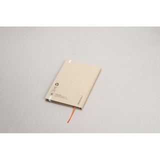 Libreta de tapa rígida de papel de hierba personalizada