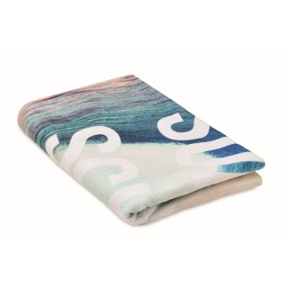 Toalla de playa a todo color personalizada